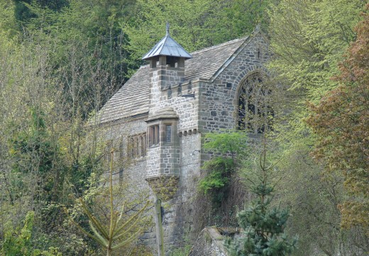 Chapel of St John the Baptist, Matlock Dale, Derbyshire, designed by Guy Dawber and constructed in 1897