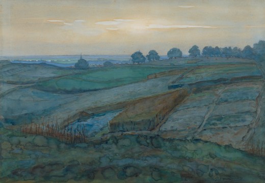 Landscape near Arnhem (1900–01), Piet Mondrian.