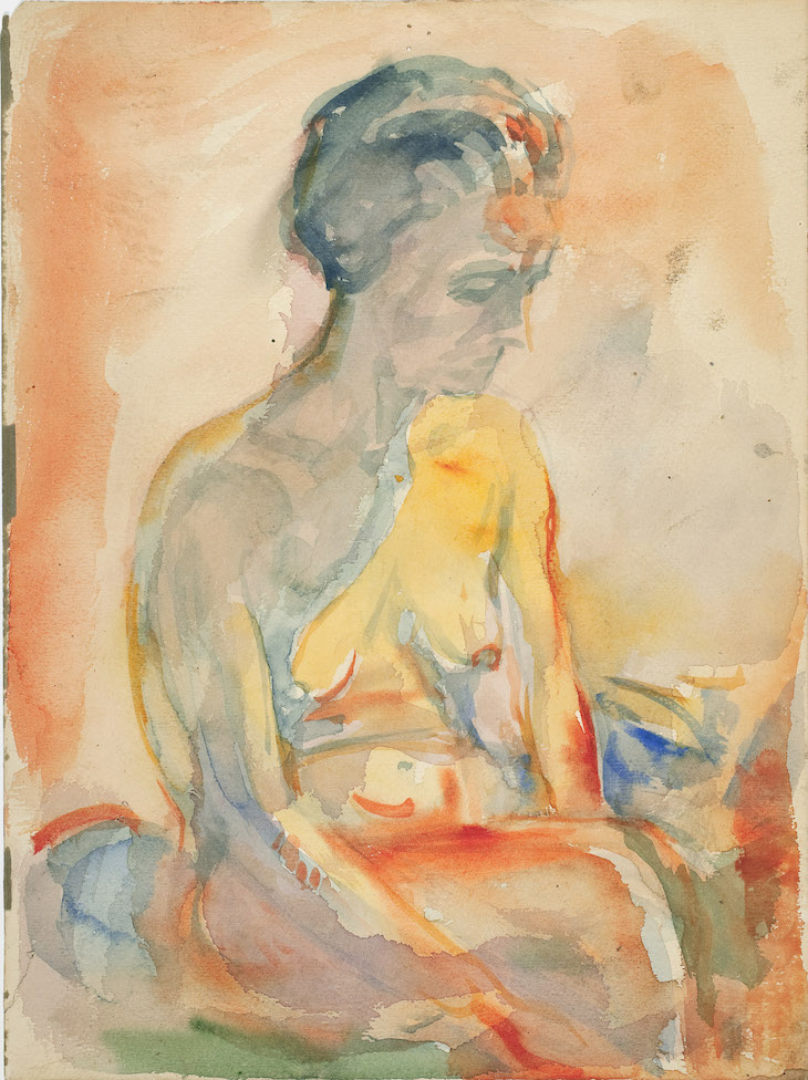 Female Nude (1919–24), Edvard Munch,