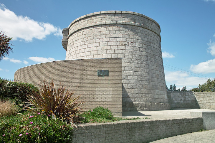 Martello Tower, Sandycove, Dublin, which houses the James Joyce Tower and Museum
