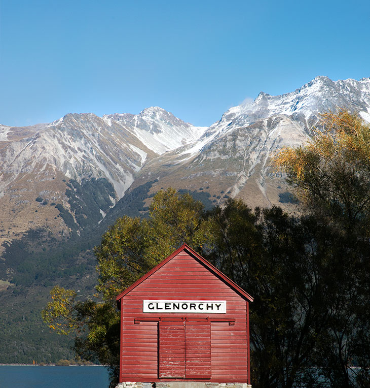 Wharf shed, Glenorchy, South Island, NZ (c. 1885). Photo: Frida Berg