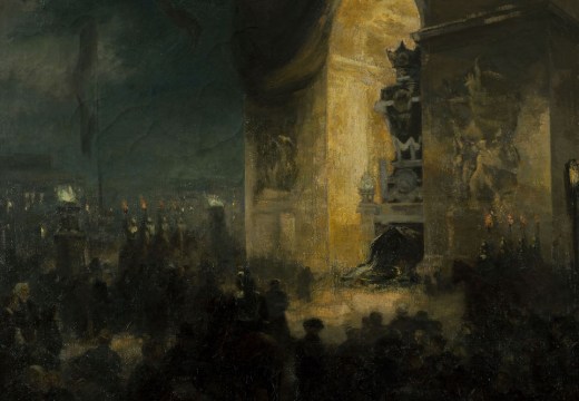 The Wake beneath the Arc de Triomphe, 31 May 1885 (1903), Alfred Roll.
