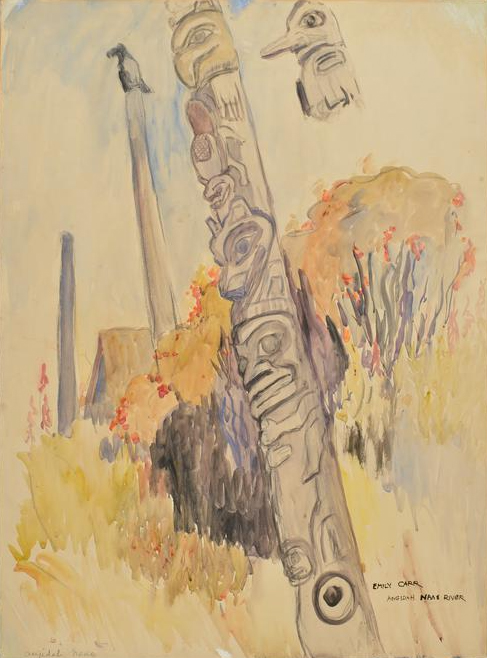 Angidah Naas River (c. 1907), Emily Carr. 