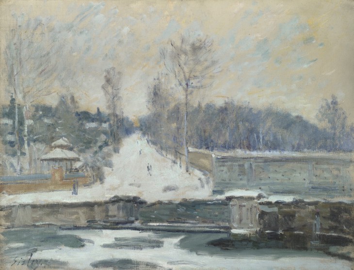 The Watering Place at Marly-le-Roi (c. 1875), Alfred Sisley.