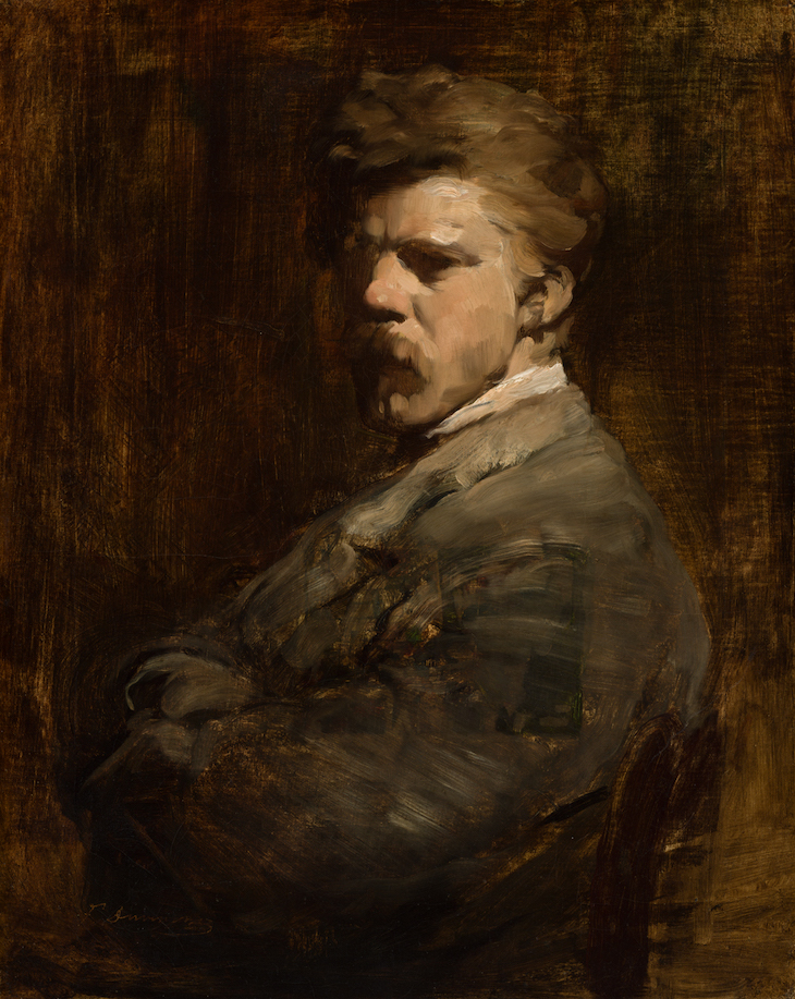 Self-portrait (c. 1877), Frank Duveneck. 