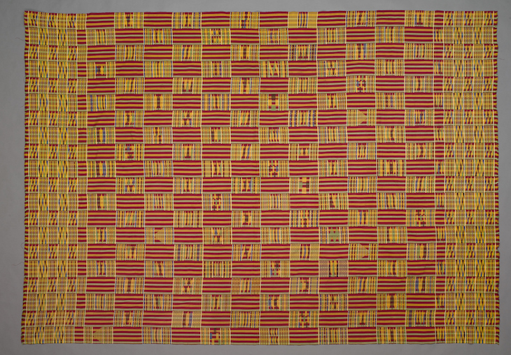 Man’s prestige wrapper (c. 1920s–30s), Asante peoples, Ghana.