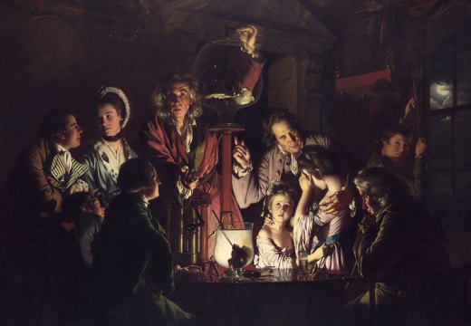 An Experiment on the Bird in an Air Pump (1768), Joseph Wright of Derby. National Gallery, London
