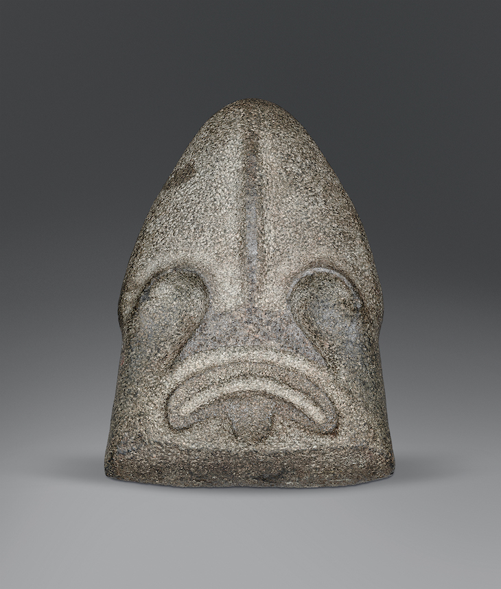 Piledriver head (c. 400–1800), Kwakwaka’wakw people, British Columbia. 