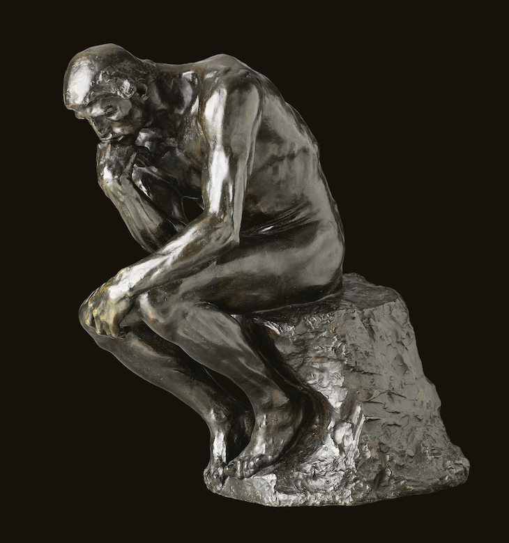 The Thinker (1880/82), Auguste Rodin. 