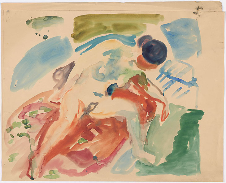 Female Nude (1919–1924), Edvard Munch. Munchmuseet, Oslo