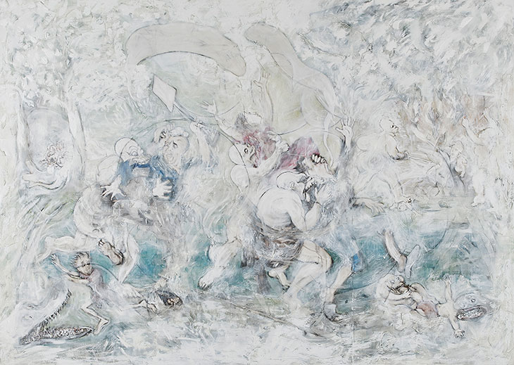 White on White (or Blessings of Emigration to the Cape, after Cruikshank) (2019), Mikhael Subotzky. 