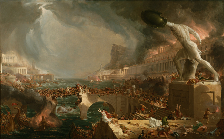 The Course of Empire: Destruction (1836), Thomas Cole. Metropolitan Museum of Art, New York (photo: Wikimedia Commons)
