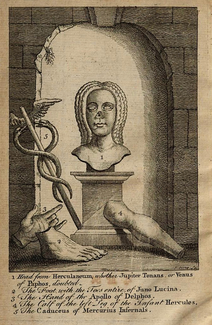 Frontispiece of the 1765 edition of Samuel Foote’s Taste: A Comedy, of Two Acts (1752).