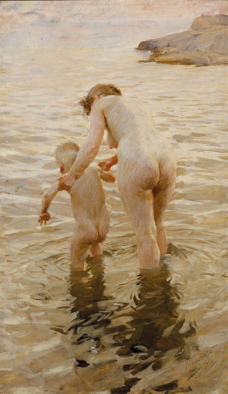 The First Time (1888), Anders Zorn. Finnish National Gallery, Ateneum Art Museum, Helsinki.