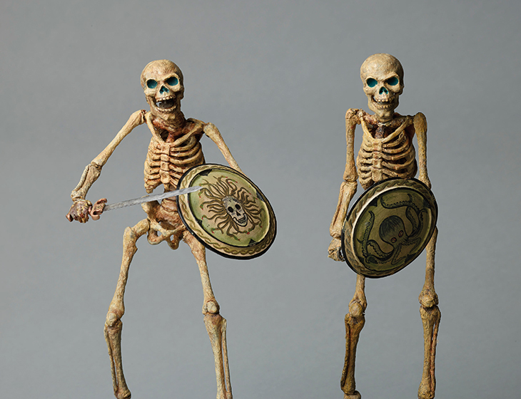 Original skeleton models from Jason and the Argonauts (c. 1962), Ray Harryhausen (armature by Fred Harryhausen).