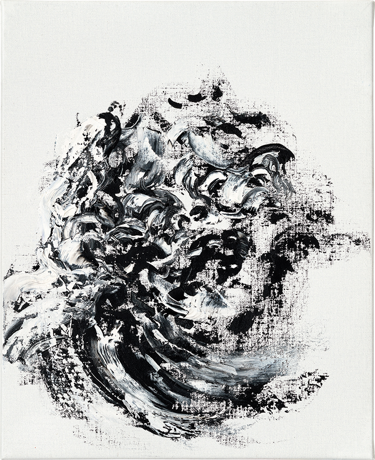 Laughing IX (2018), Maggi Hambling.