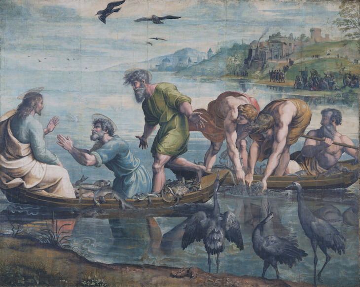 The Miraculous Draught of Fishes (1515–16), Raphael.