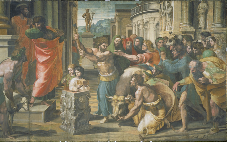 The Sacrifice at Lystra (1515–16), Raphael. 