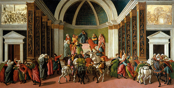 The History of Virginia the Roman (c. 1500), Sandro Botticelli. Accademia Carrara, Bergamo