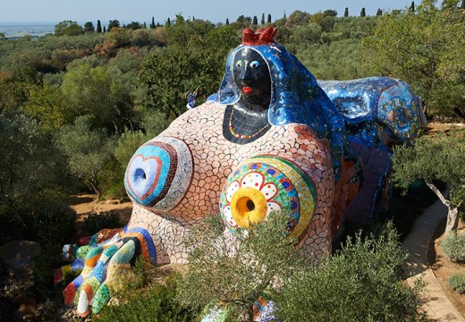 The Empress in the Tarot Garden at Garavicchio.