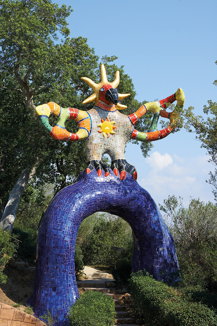 The Sun in the Tarot Garden at Garavicchio.