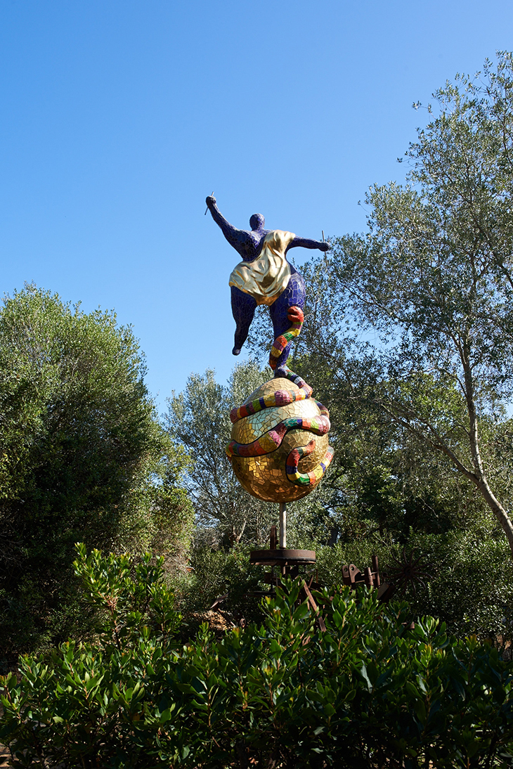 The World in the Tarot Garden at Garavicchio.