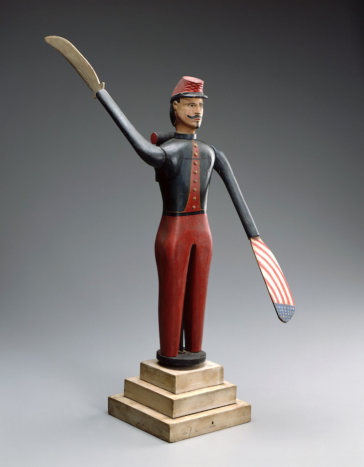 Whirligig: Army Signalman (c. 1865–70), John Green Satterley.