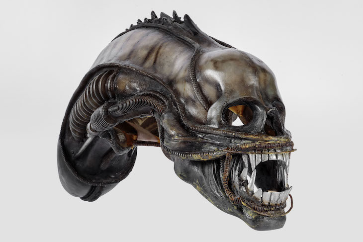 Creature-head designed by H.R. Giger for Alien (1979)