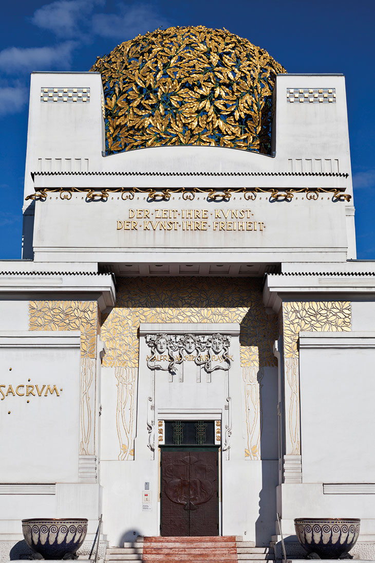 The Secession building in Vienna, built in 1898 and designed by Joseph Maria Olbrich.