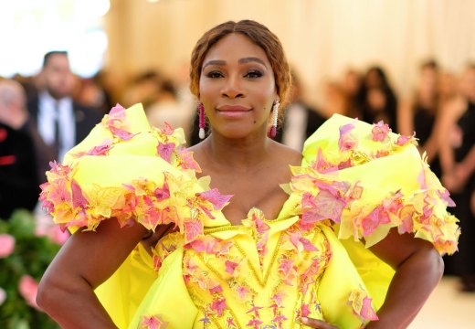 Having a ball: Serena Williams at the Met Gala in 2019.