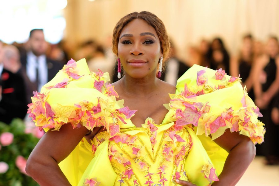 Having a ball: Serena Williams at the Met Gala in 2019.