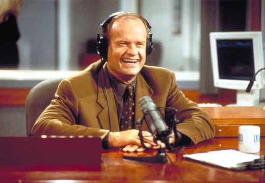 Schlock jock: Kelsey Grammer as Frasier.Photo: Gale Adler/Paramount