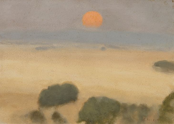 Summer Fields (1926), Clarice Beckett. 