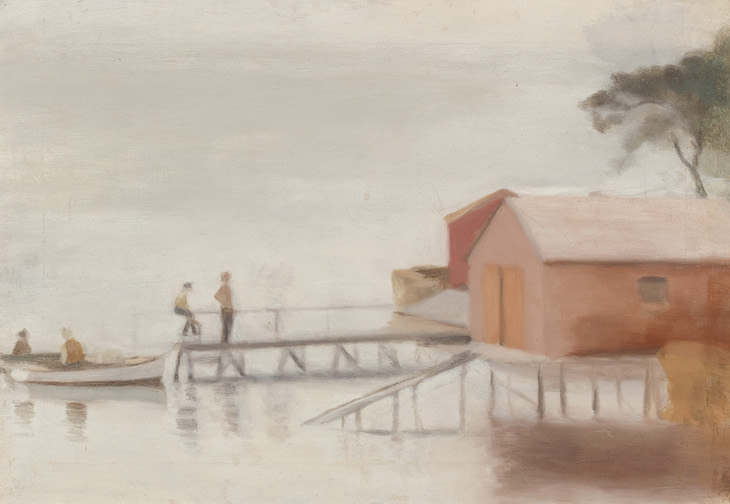 The Boatshed (1929), Clarice Beckett.
