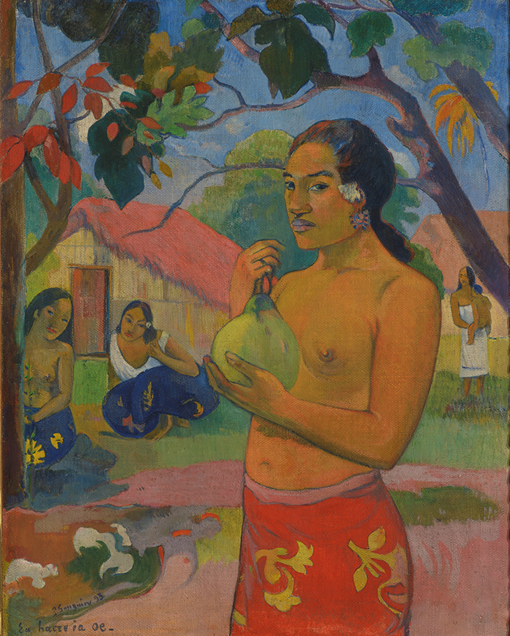La Femme au Fruit (1893), Paul Gauguin.