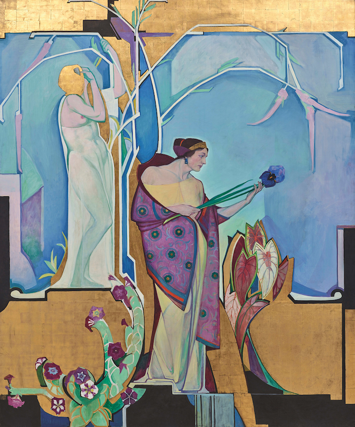 In Exaltation of Flowers (Petunia-Caladium-Budleya) (1913), Edward Steichen. 