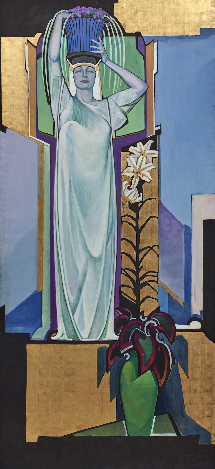 In Exaltation of Flowers (Golden-Banded Lily-Violets) (1913), Edward Steichen.