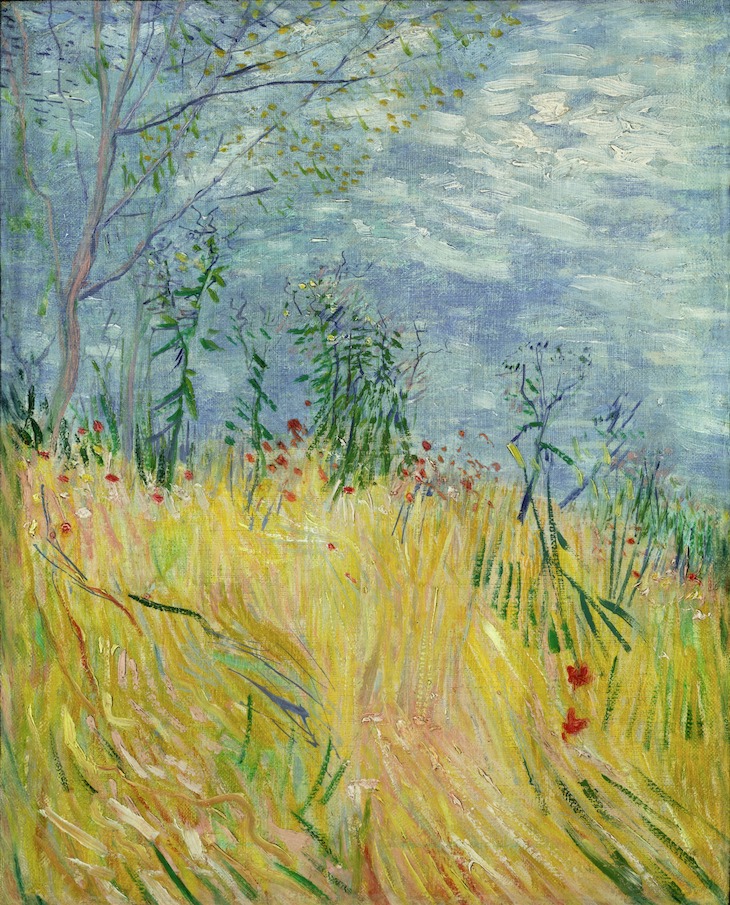 Edge of Wheat Field with Poppies (1887), Vincent van Gogh.