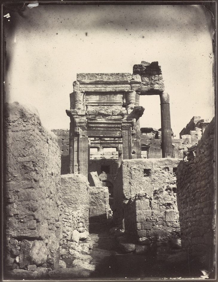 Temple of Bel, cella entrance (1864), Louis Vignes.