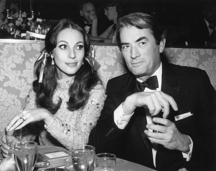 Véronique and Gregory Peck in 1967