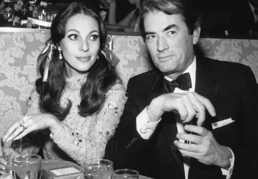 Véronique and Gregory Peck in 1967.