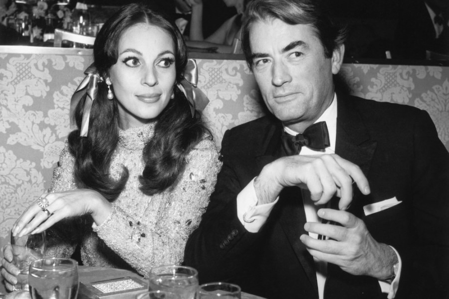 Véronique and Gregory Peck in 1967.