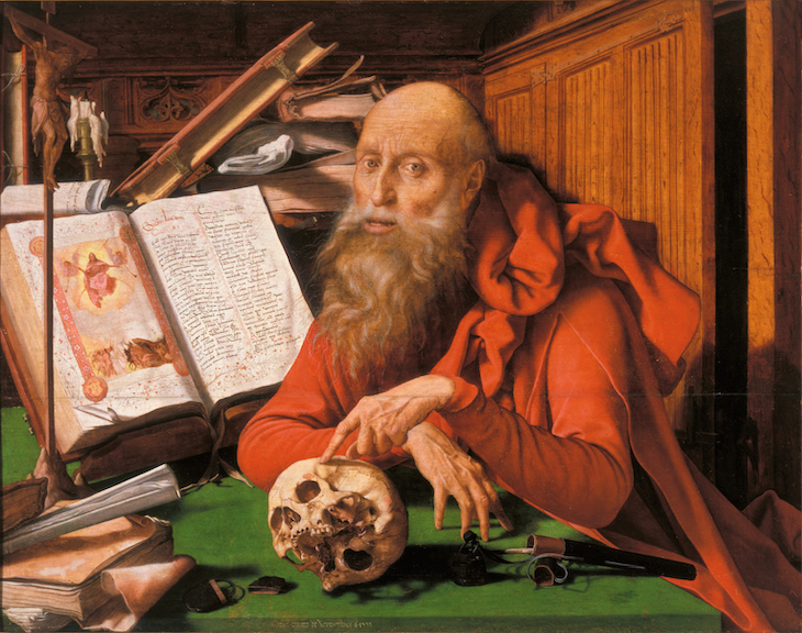 Saint Jerome in his Study (1533), Marinus van Reymerswale. 