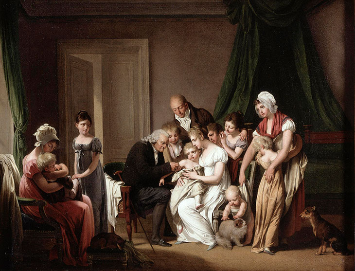 L’innoculation (c. 1807), Louis-Léopold Boilly. Wellcome Collection, London (CC BY-NC 4.0)