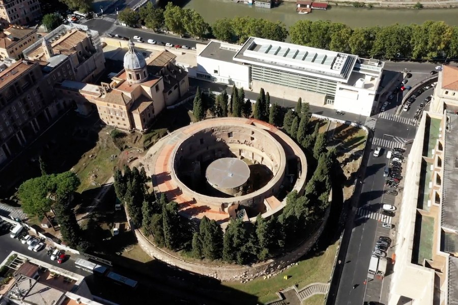The Mausoleum of Augustus.