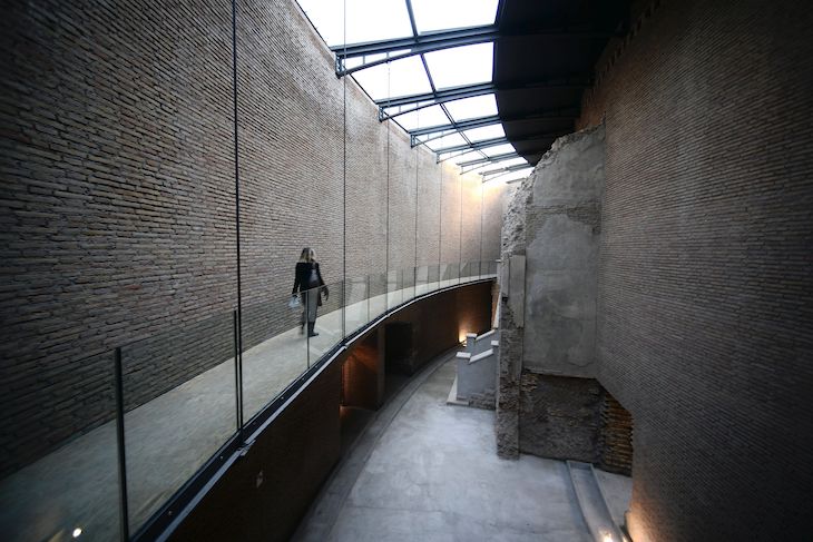 Inside the Mausoleum of Augustus.