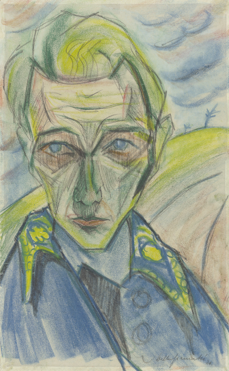 Self-portrait (1920), Walter Gramatté.