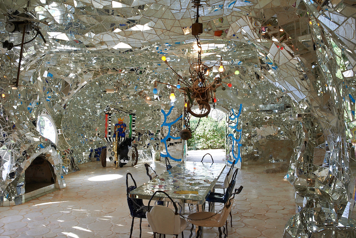 The interior of the Empress in Niki de Saint Phalle’s Tarot Garden in Garavicchio. 