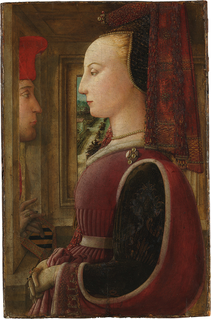 Portrait of a Woman with a Man at a Casement (c. 1440), Fra Lippo Lippi. Metropolitan Museum of Art, New York