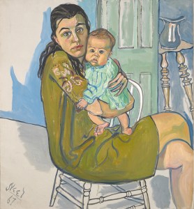 Nancy and Olivia (1967), Alice Neel. Collection of Diane and David Goldsmith.